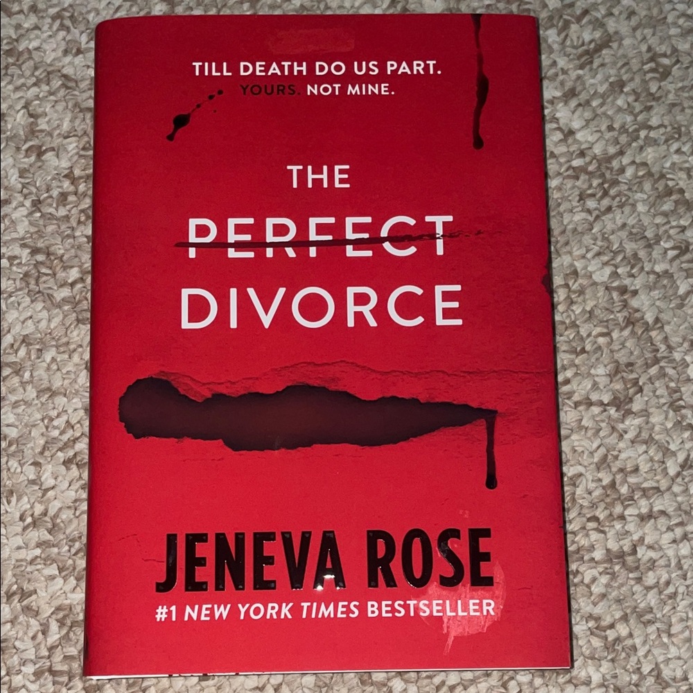 The Perfect Divorce Book by Jeneva Rose (hardcover)